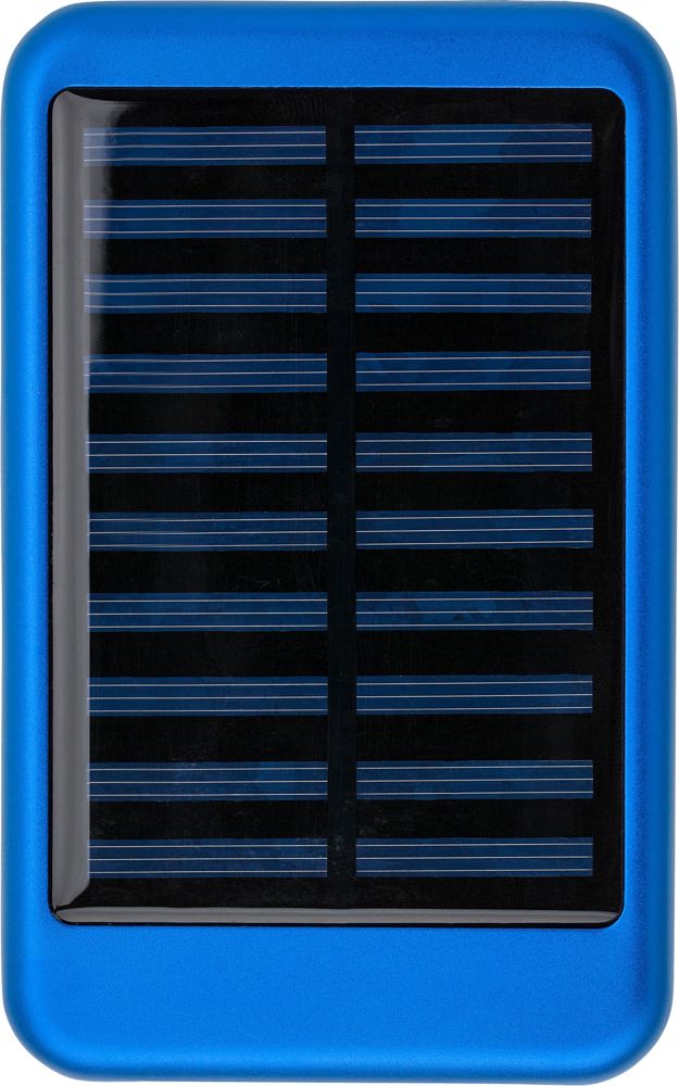 Chargeur solaire en aluminium Tycho - Blauw