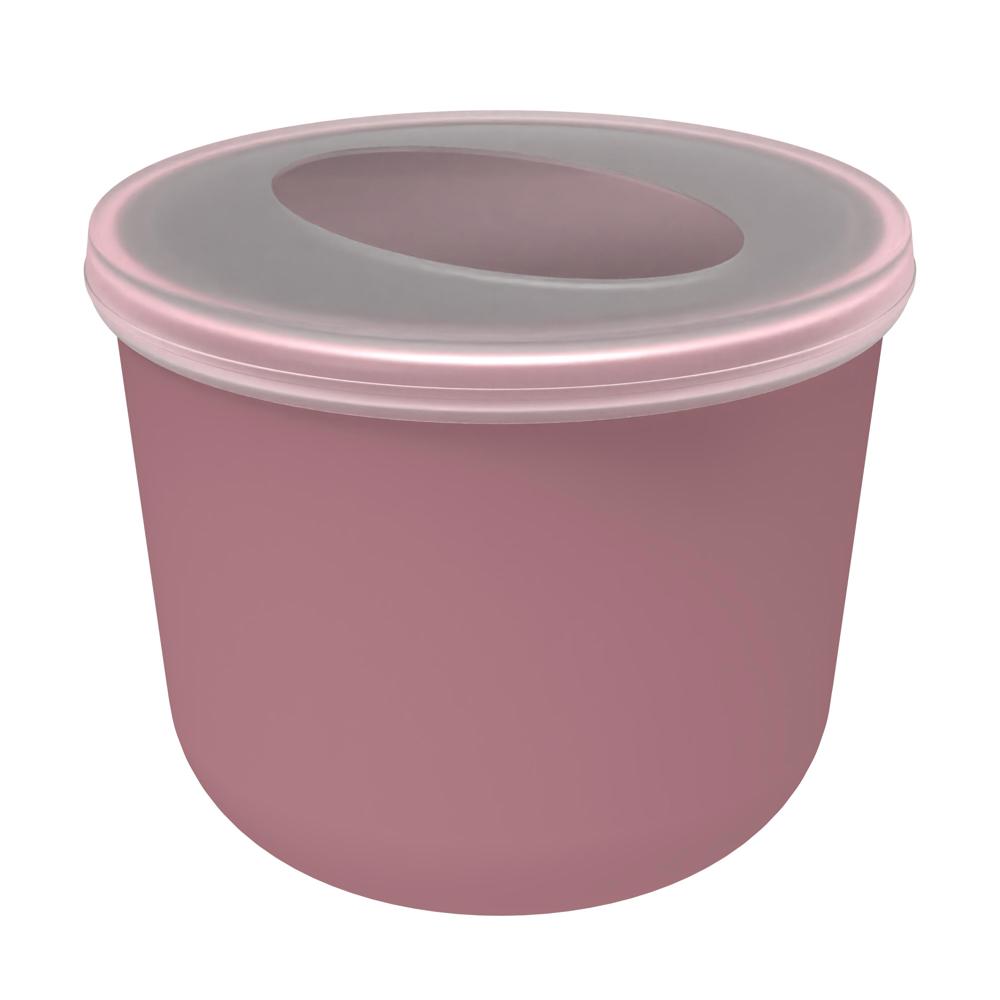Lunchpot "ToGo", 650 ml - verfijnd rood/Transparant