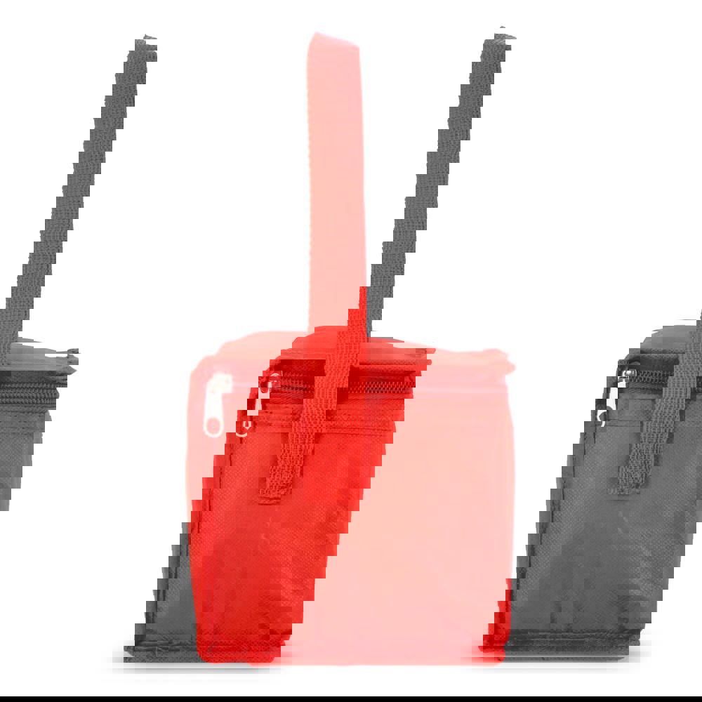 R-PET koeltas voor 6 blikjes, non-woven, 20 x 13 x 12,5 cm, 75 g/m²