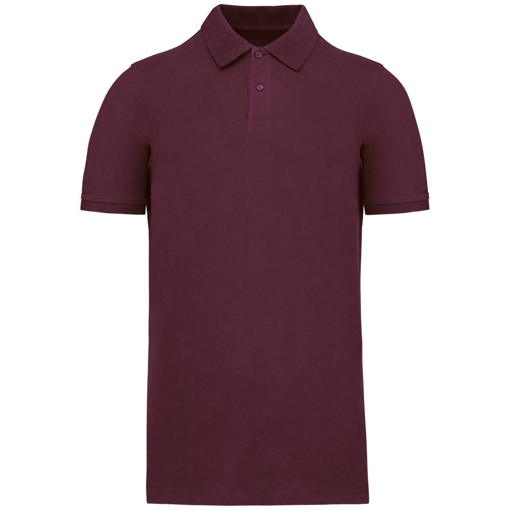 - Piqué-herenpolo Bio180 - Wine