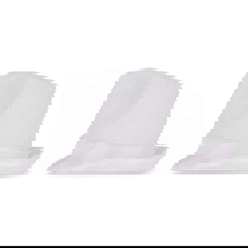 Polyester hoed met band