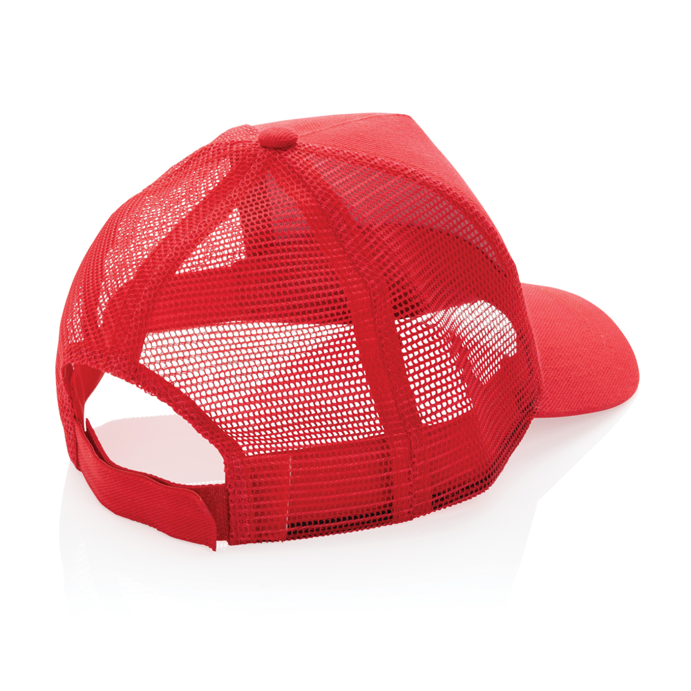 Impact AWARE™ 5 panel recycled katoenen truckercap