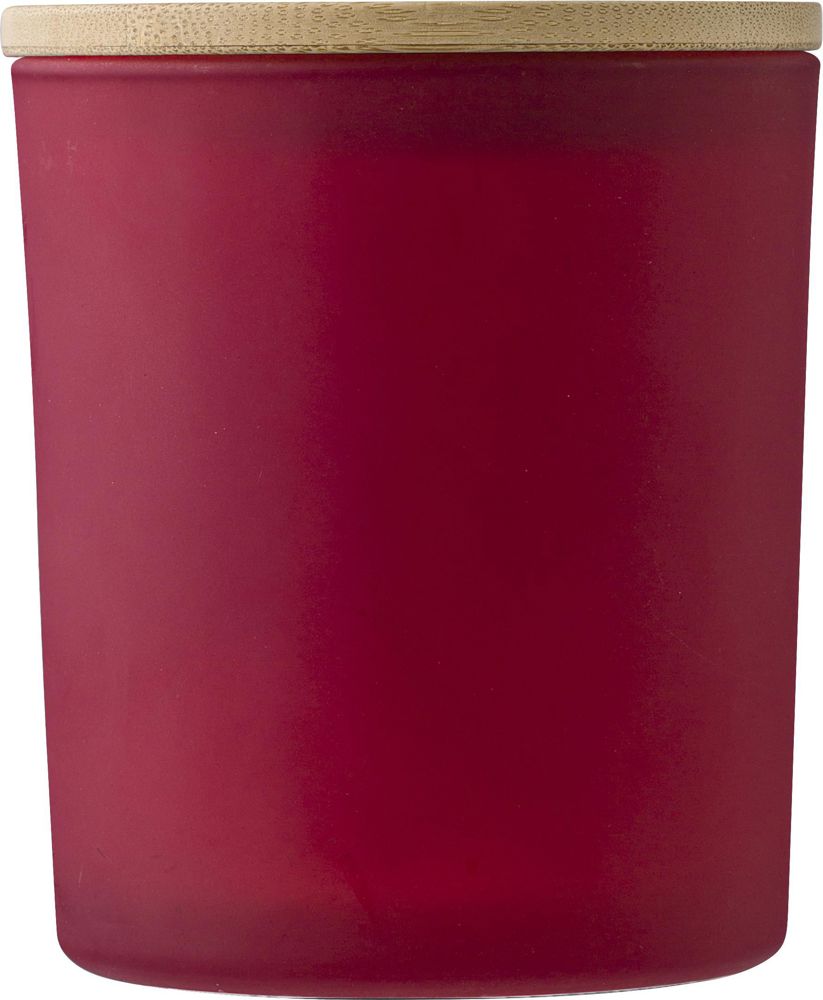 Glazen kaars Matthew - Rood