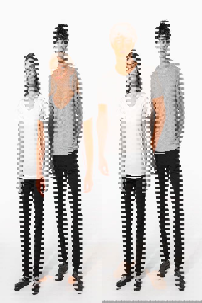 K3014C - T-shirt korte mouwen V-hals