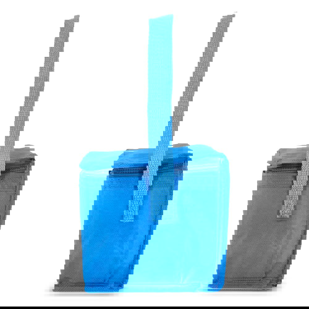 R-PET koeltas voor 6 blikjes, non-woven, 20 x 13 x 12,5 cm, 75 g/m²