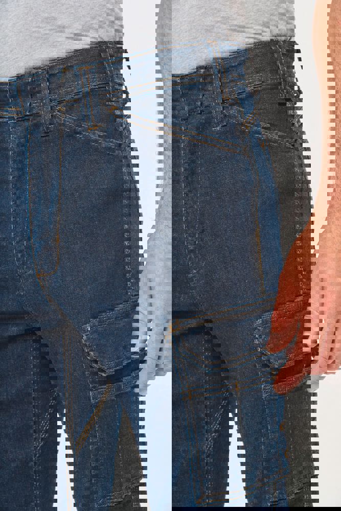 WK705 - Herenjeans met meerdere zakken