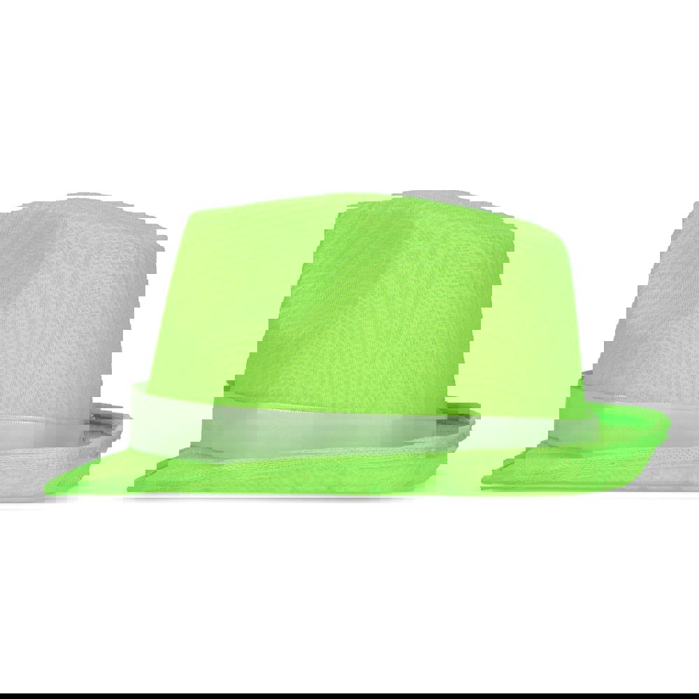 Polyester hoed met band