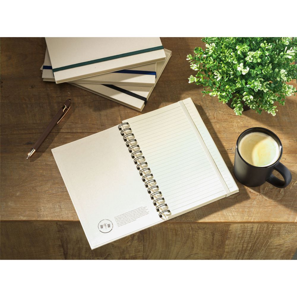 Sugarcane Bagasse Spiral Notebook A5 notitieboek