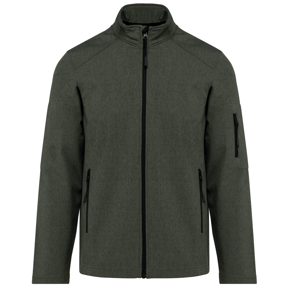 K401 - Softshell jas - Marl Green
