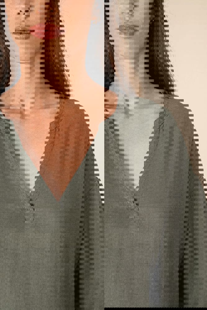 SP524 - Linnen damesblouse