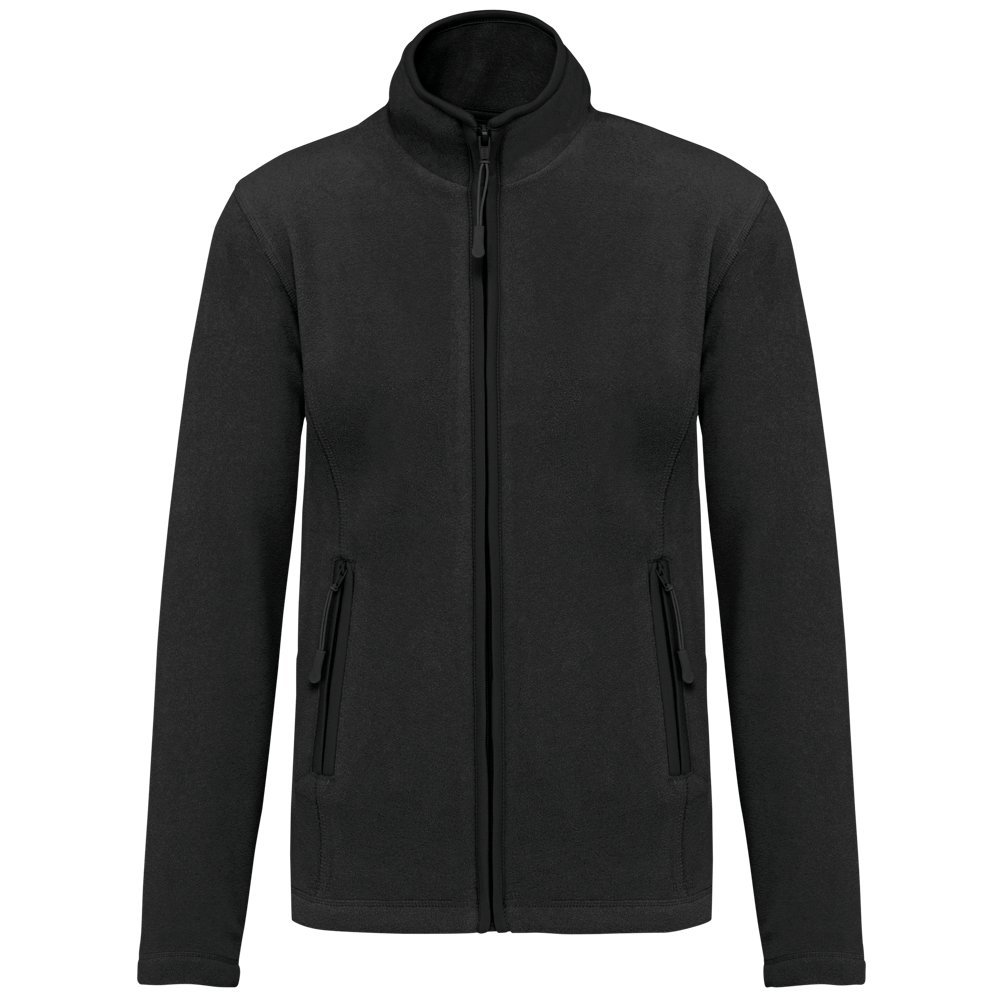 - Microfleece met rits dames - Black
