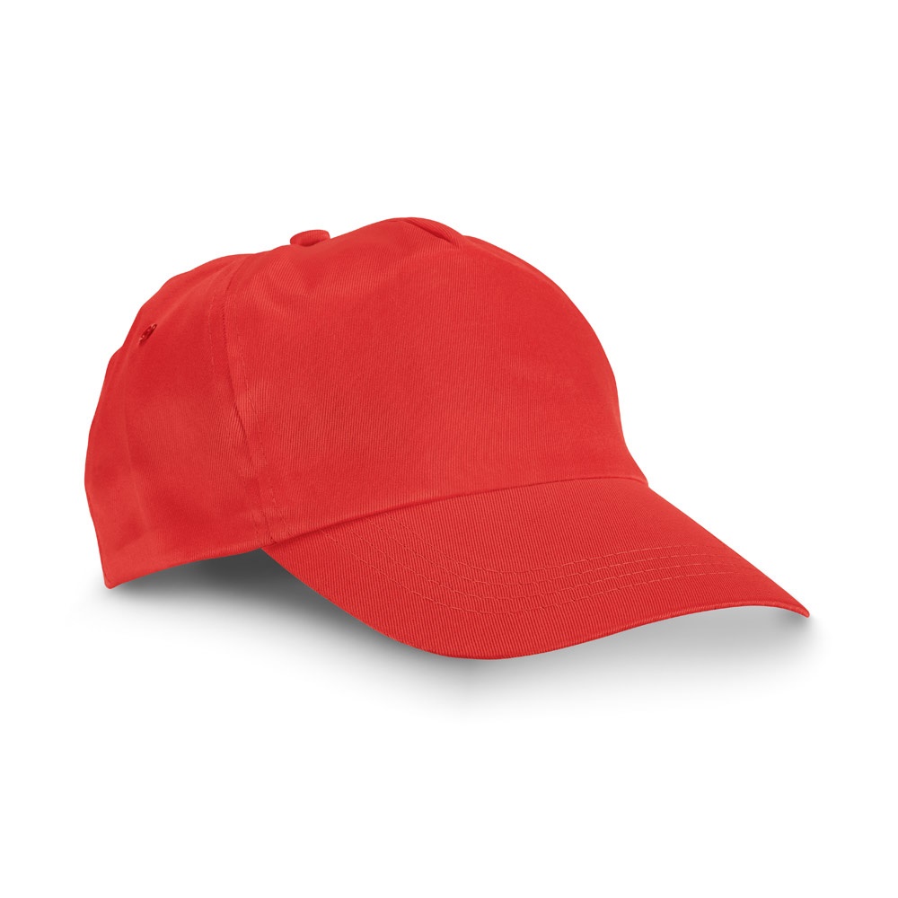 CHILKA. Kindermuts in polyester - rood