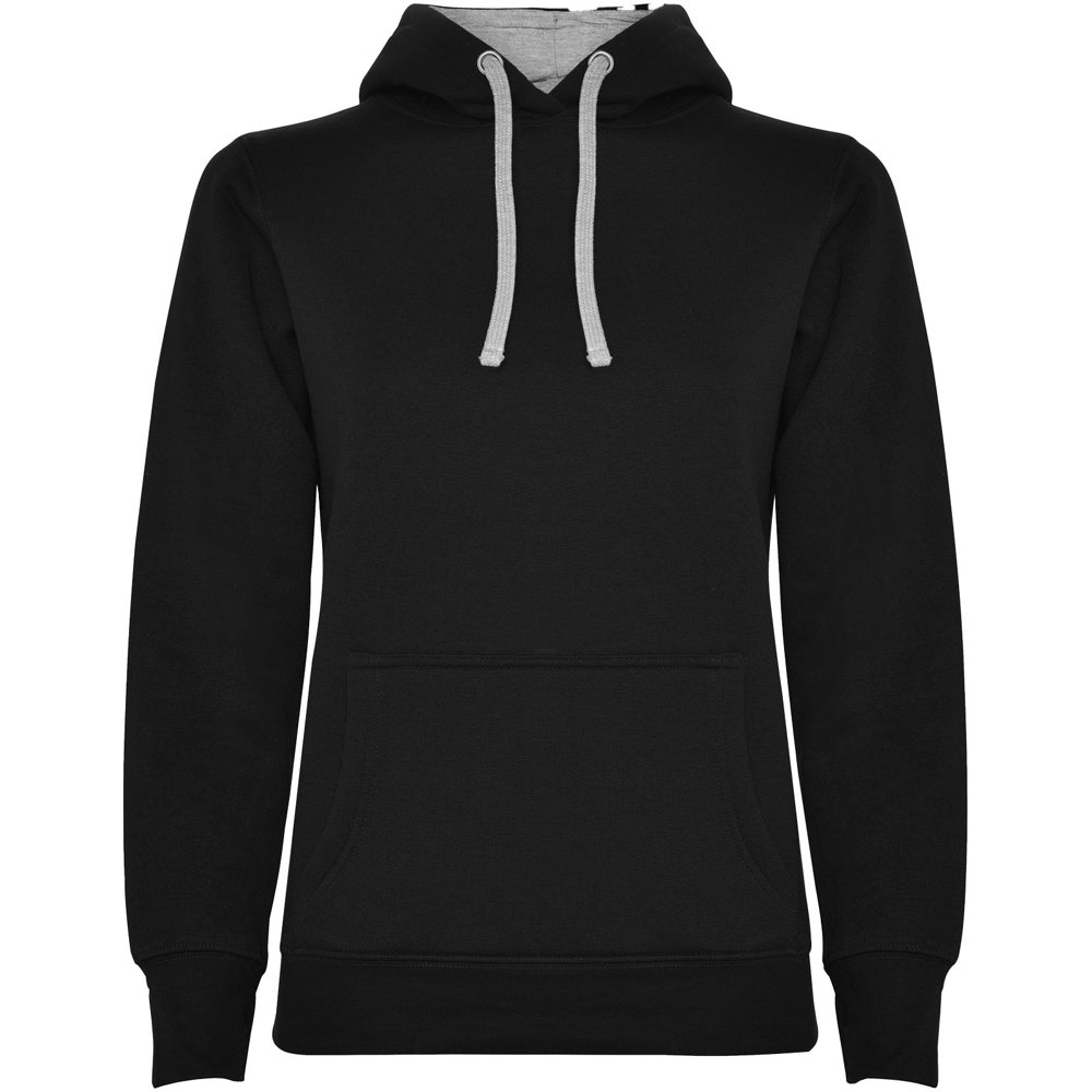 Urban hoodie voor dames - Zwart, Gemêleerd grijs