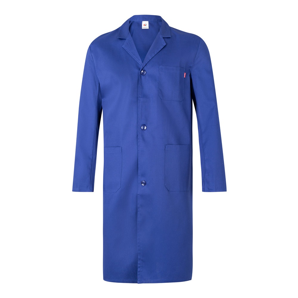 VL DANU. Keper blouse (175g/m²), van katoen (35%) en polyester (65%) - Royal Blauw