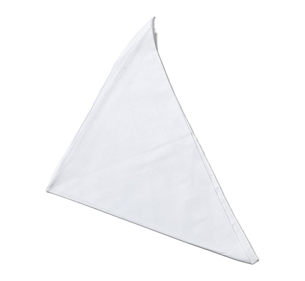 P830 - Bandana driehoek - Wit