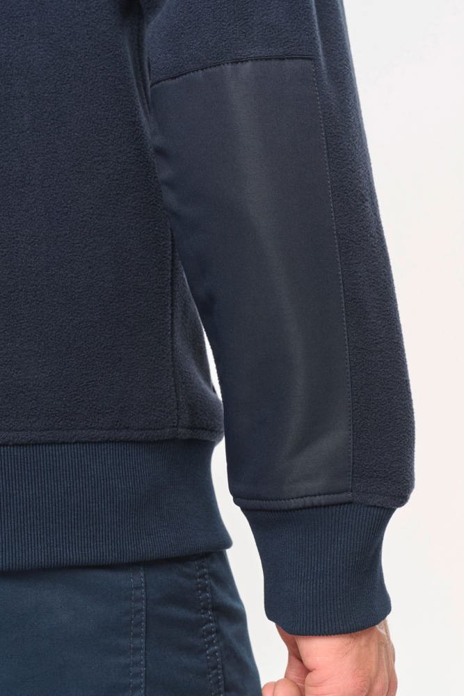 WK905 - Ecologishe fleece met ritskraag unisex