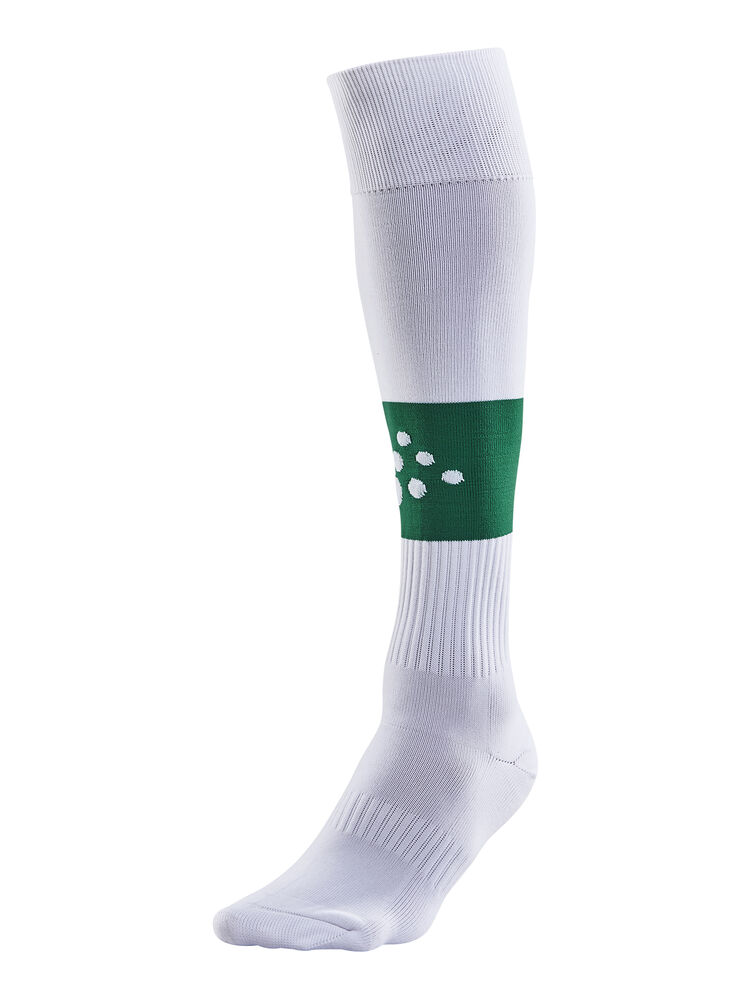 Craft - Squad Sock Contrast - White/Team Green