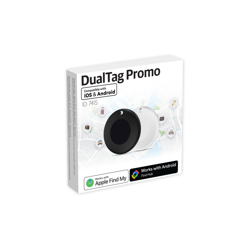DualTag Promo Tracker Apple en Google Android