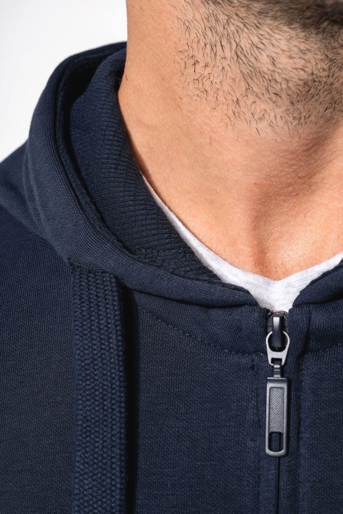 K454C - Hooded Sweater Met Rits