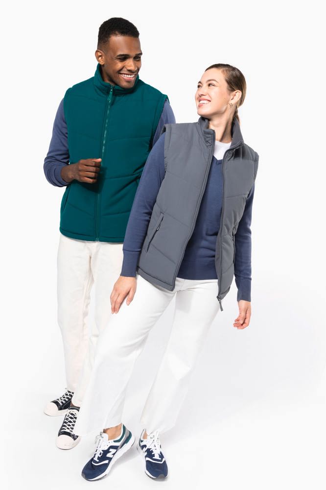 K6118 - Met fleece gevoerde bodywarmer