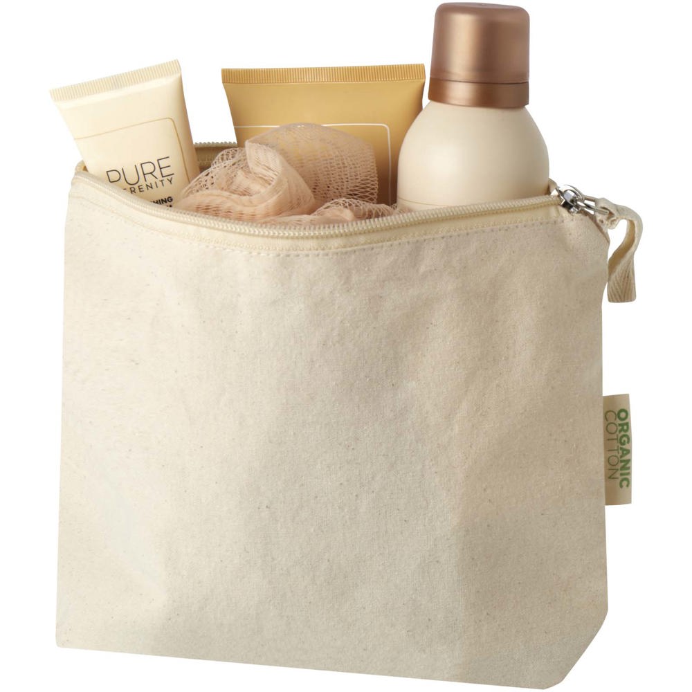 Odisha 180 g/m² OCS biologisch katoenen toilettas 1L