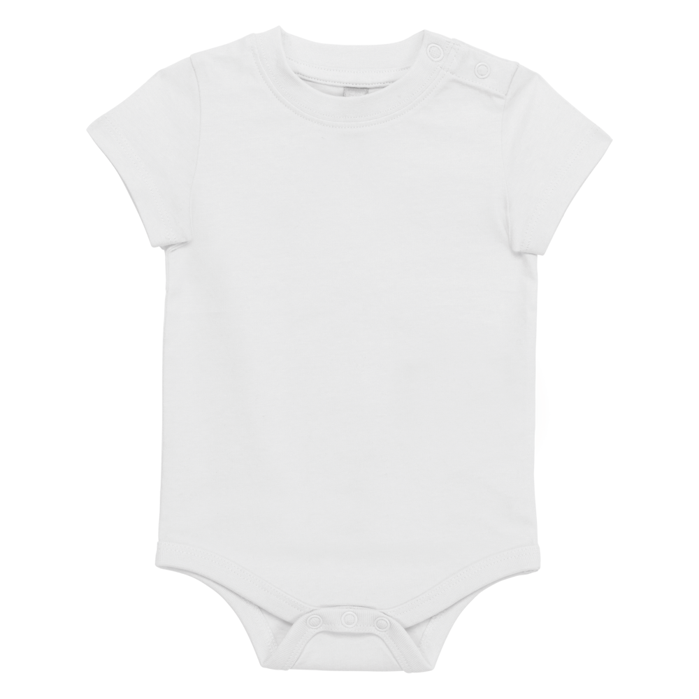 K831 - Babyromper korte mouwen - White