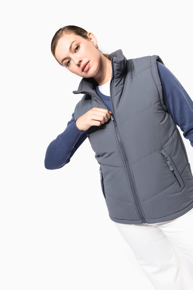 K6118 - Met fleece gevoerde bodywarmer