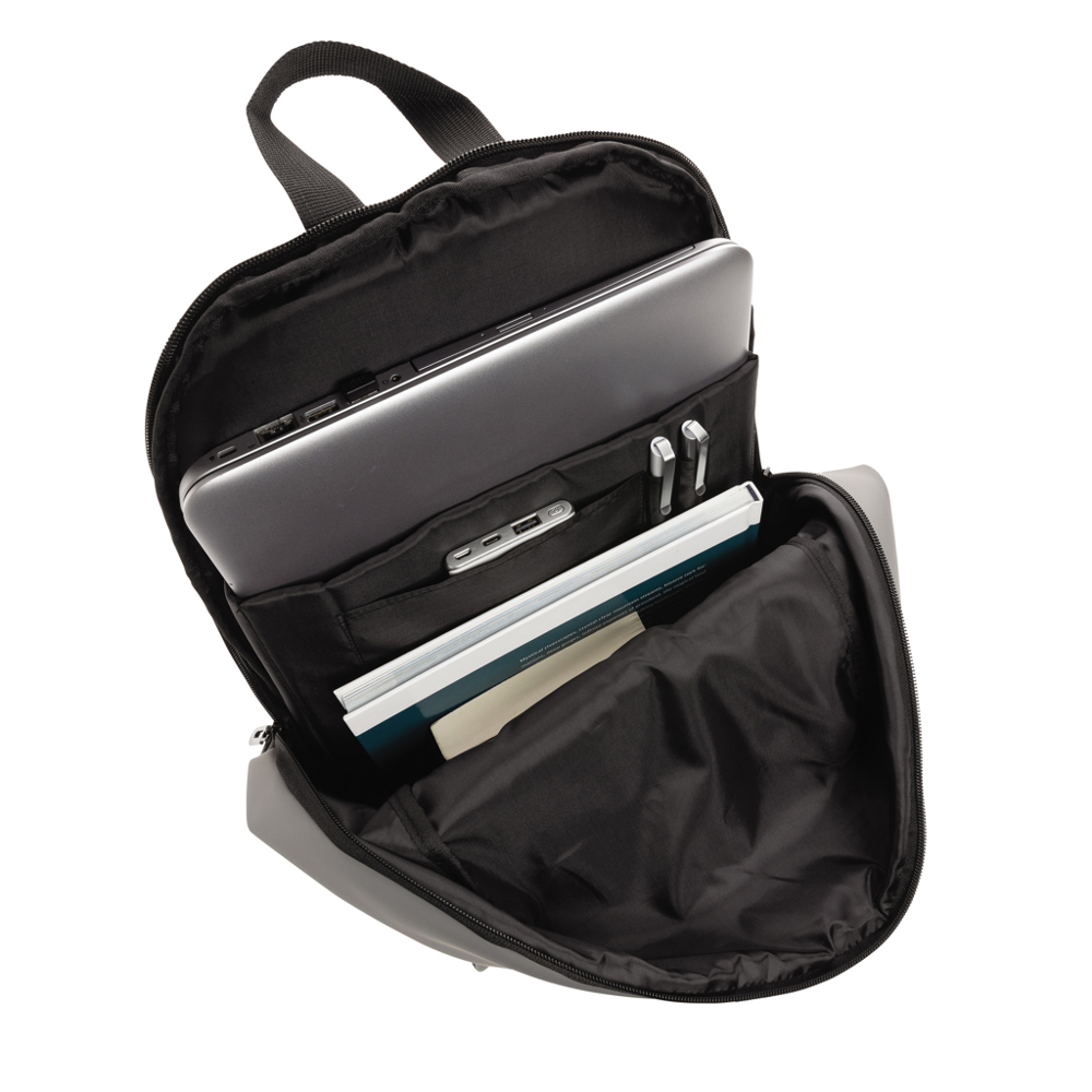 Smooth PU 15.6" laptop rugzak PVC-vrij
