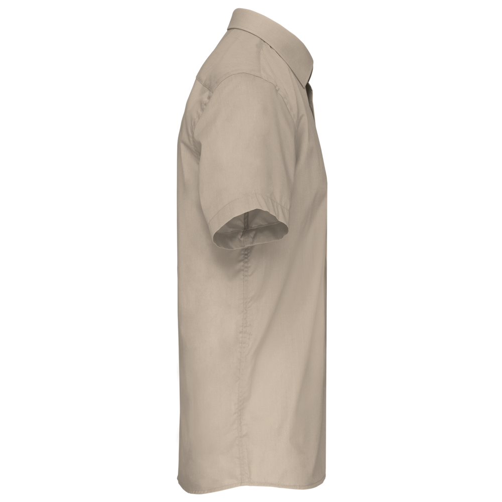 K551C - Overhemd in onderhoudsvriendelijk polykatoen-popeline korte mouwen heren