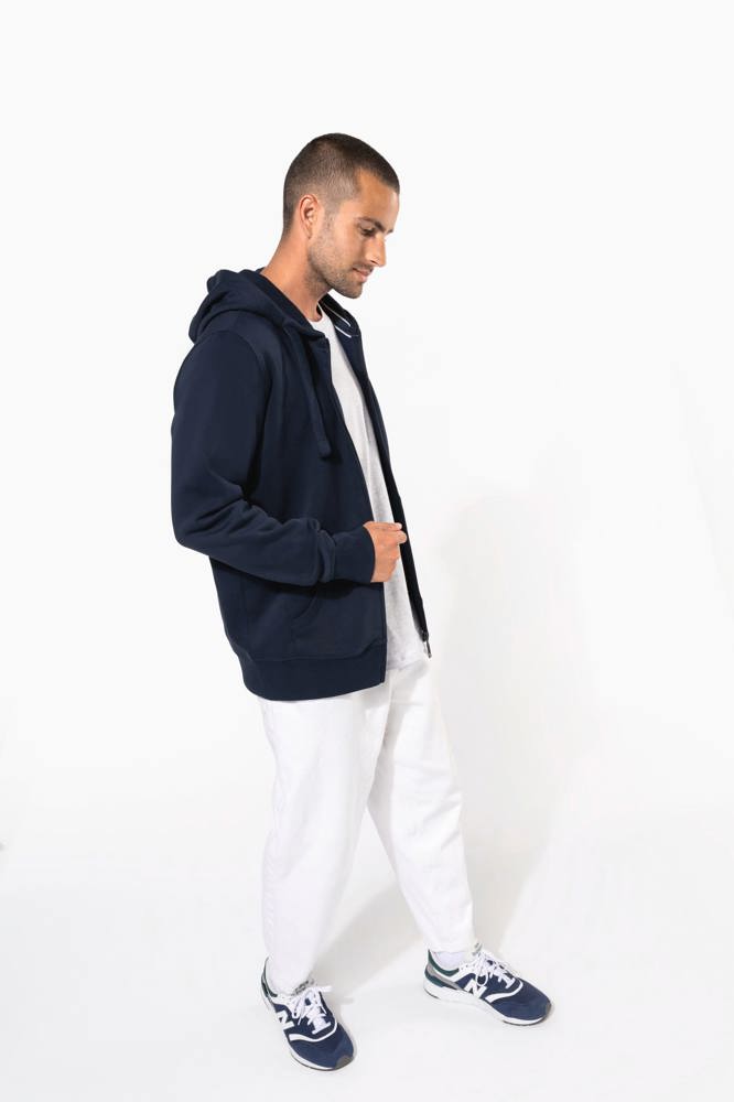 K454C - Hooded Sweater Met Rits