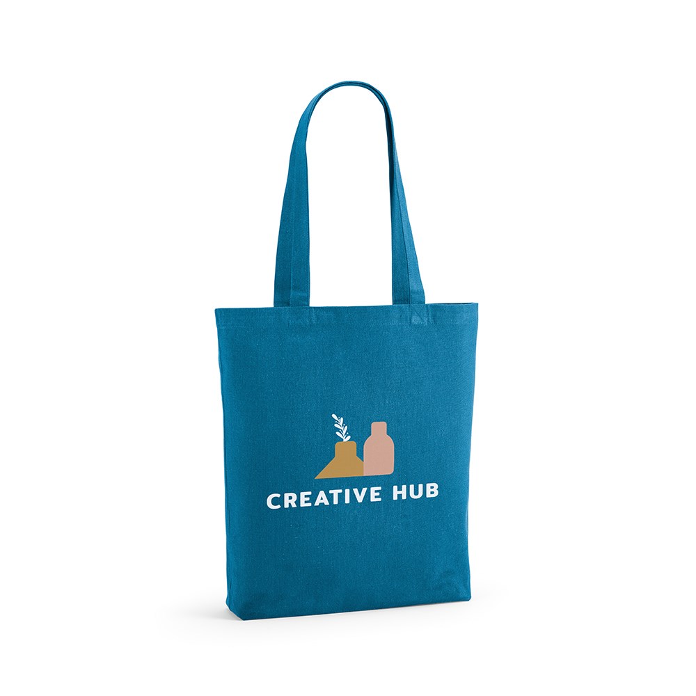 Logan boodschappentas gerecycled katoen 280 gsm - Lichtblauw