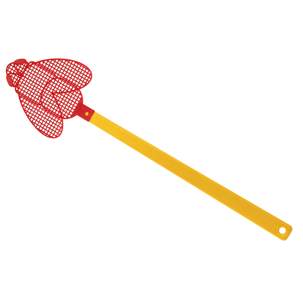 Vliegenmepper "Brummi" - geel/rood