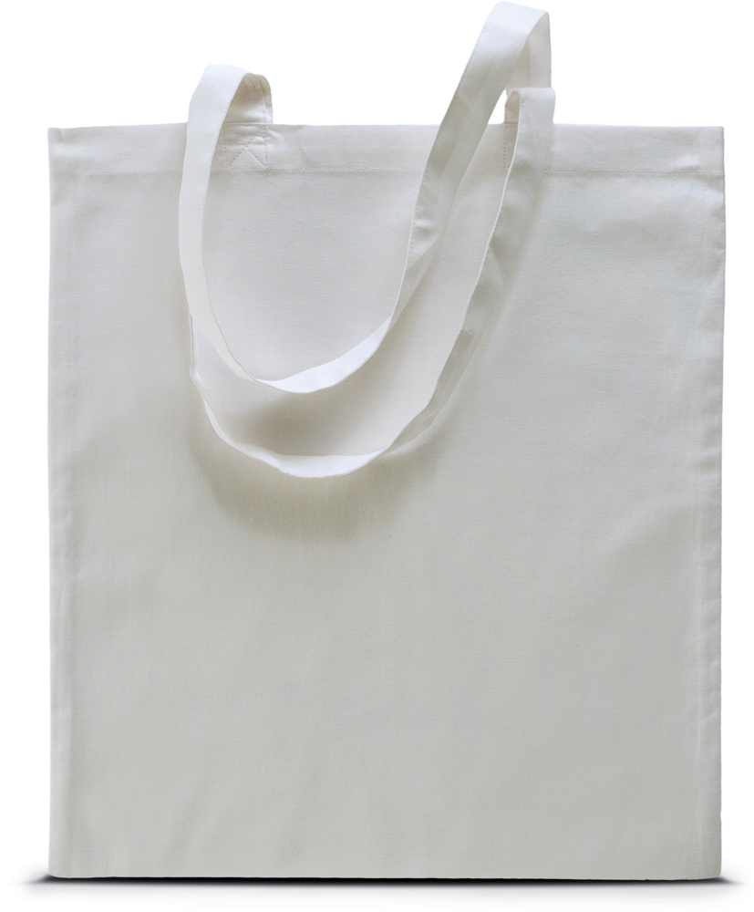 - Shopper bag long handles - White