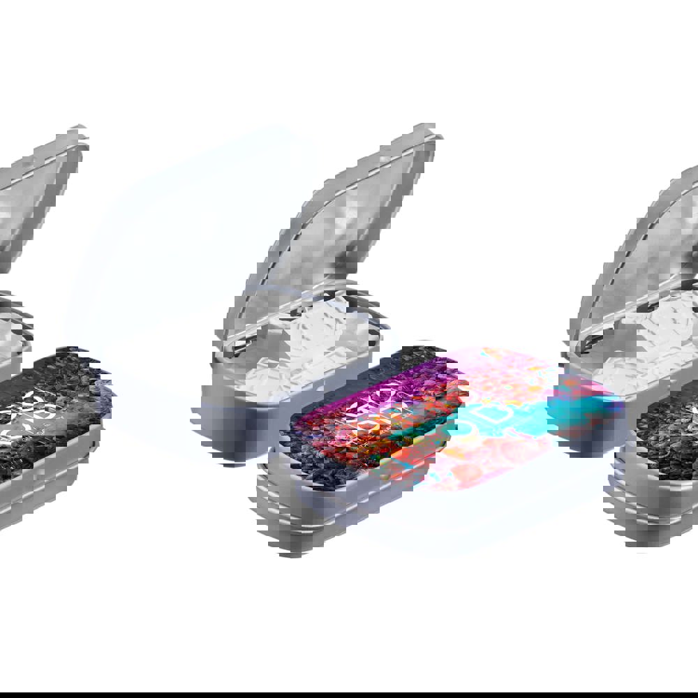 Mini scharnierblikje met vorm pepermunt