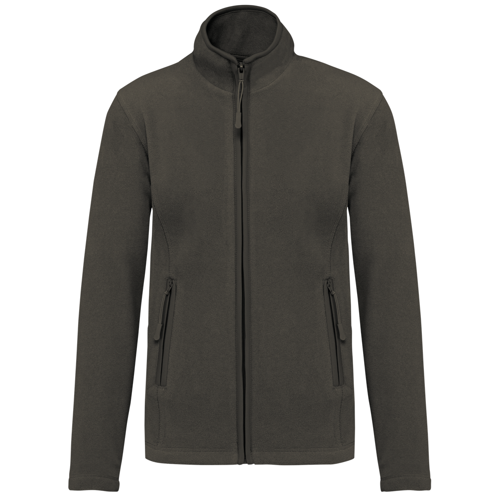 - Microfleece met rits dames - Green Olive