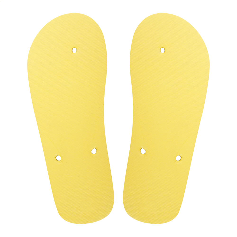 CreaPlaya - custom made strand slippers - 36-38-geel (A)