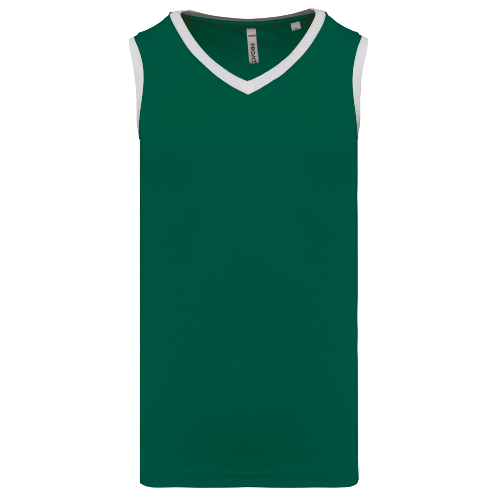 PA4050 - Baskettruitje voor heren - Dark Green / White