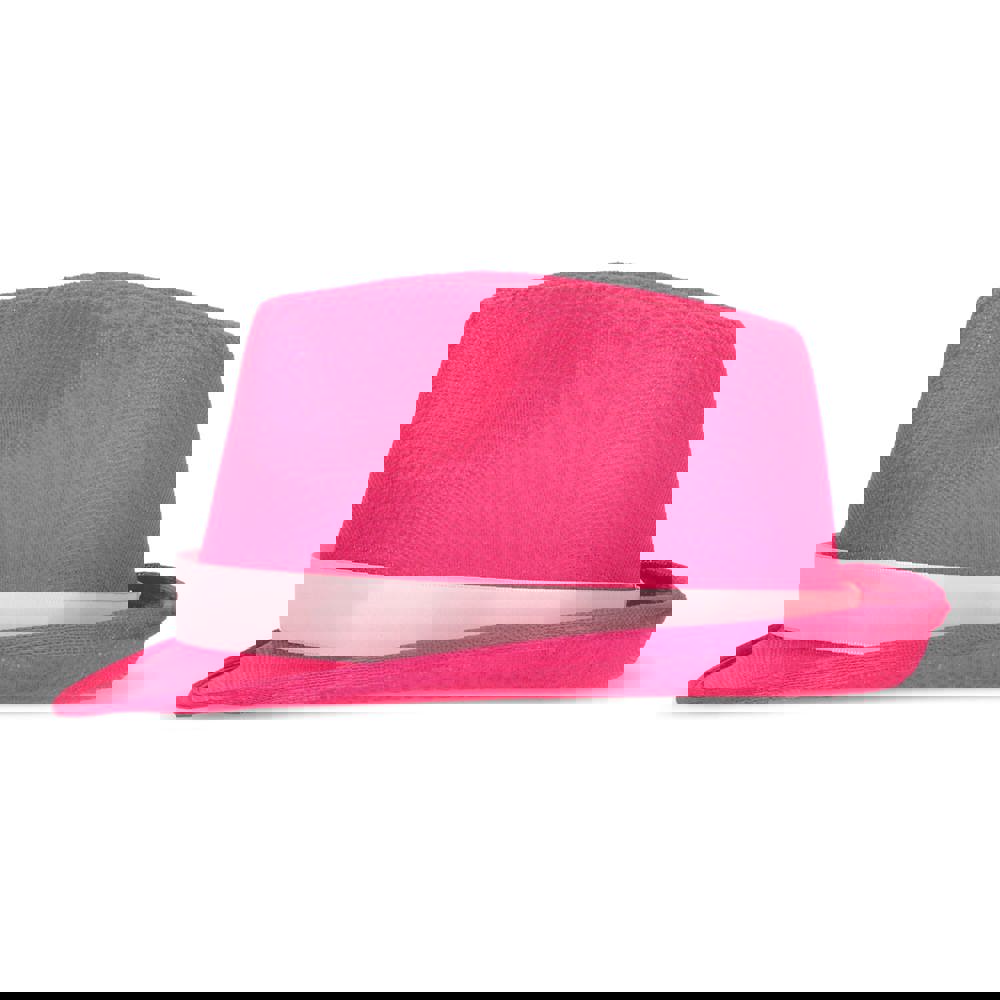 Polyester hoed met band