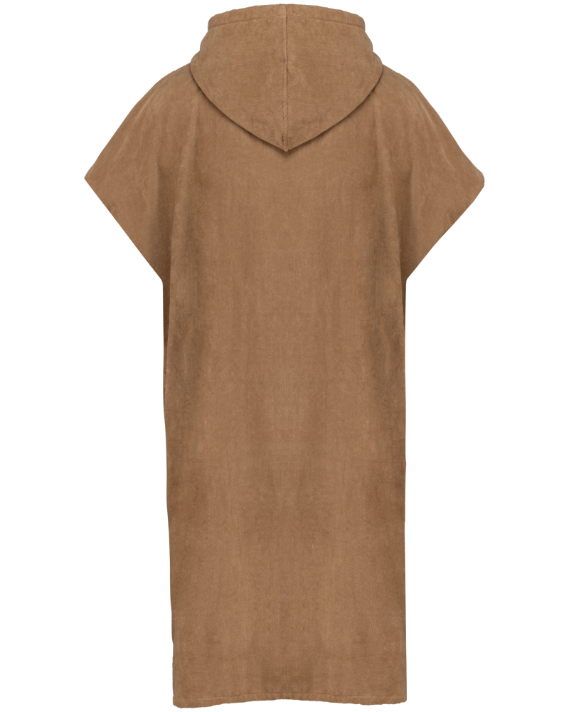 PA581X - Uniseks poncho met capuchon van badstof