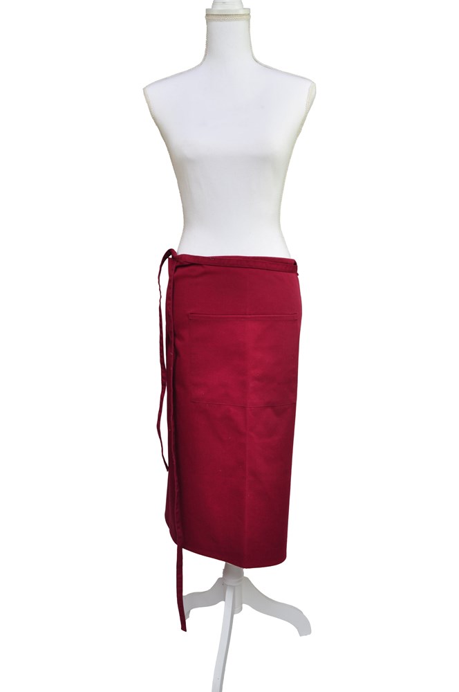 P1240 - French cook schort - Burgundy
