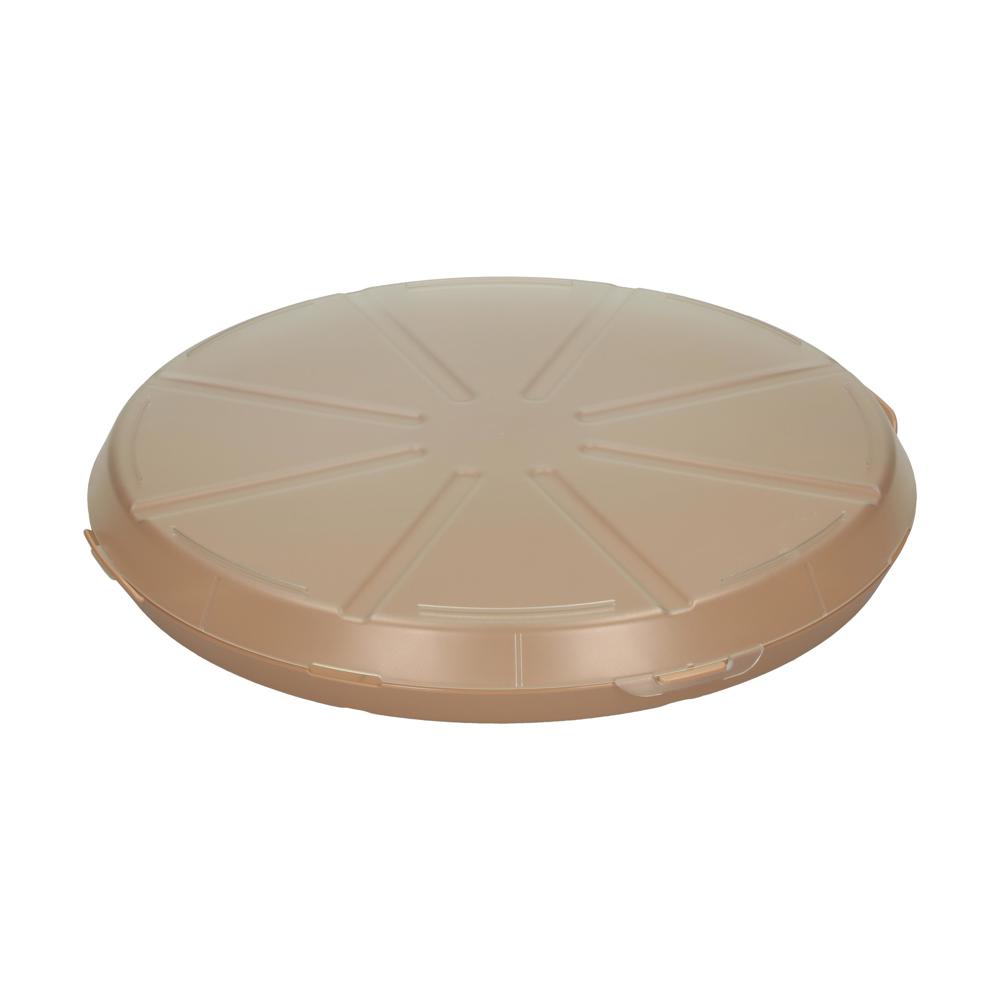 Pizzadoos "ToGo" - duurzaam bruin/Transparant