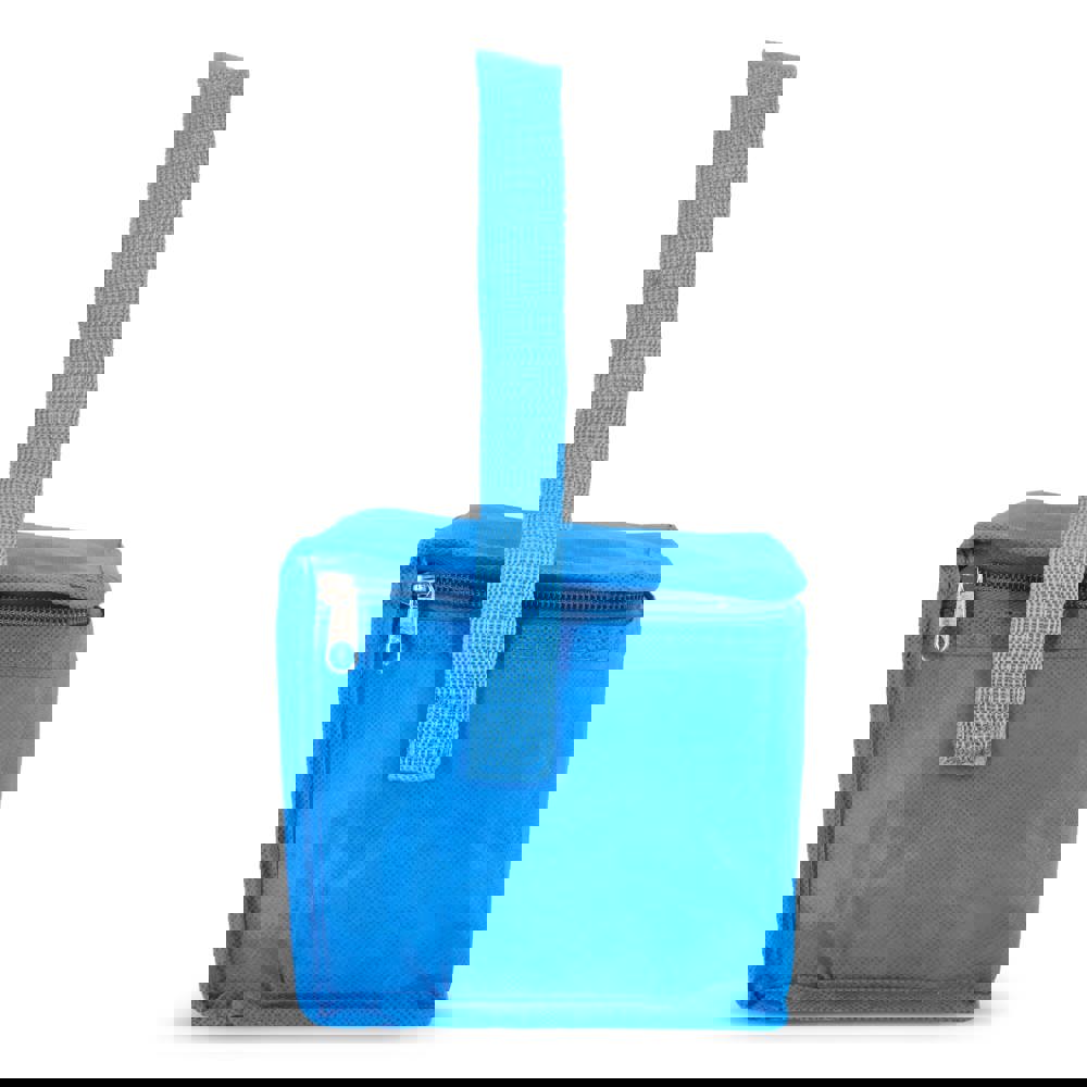 R-PET koeltas voor 6 blikjes, non-woven, 20 x 13 x 12,5 cm, 75 g/m²