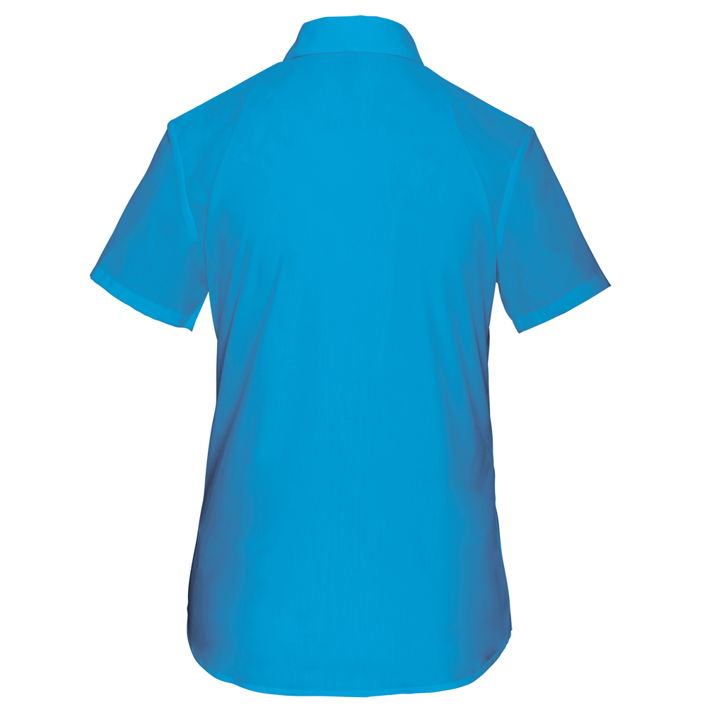 K548C - Overhemd in onderhoudsvriendelijk polykatoen-popeline korte mouwen dames