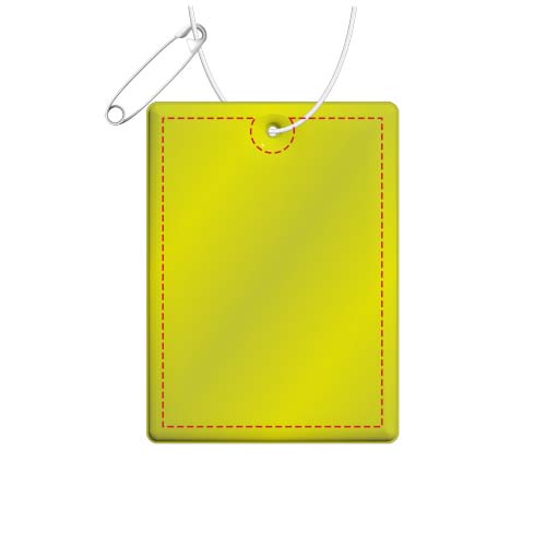 RFX™ H-12 grote rechthoekige reflecterende pvc hanger