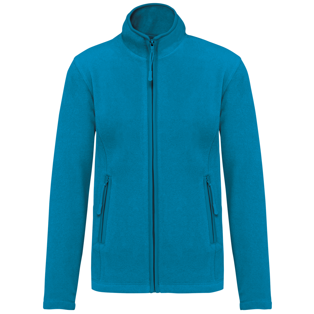 - Microfleece met rits dames - Tropical Blue