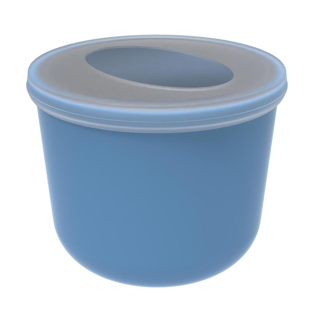 Lunchpot "ToGo", 650 ml - gezellig blauw/Transparant