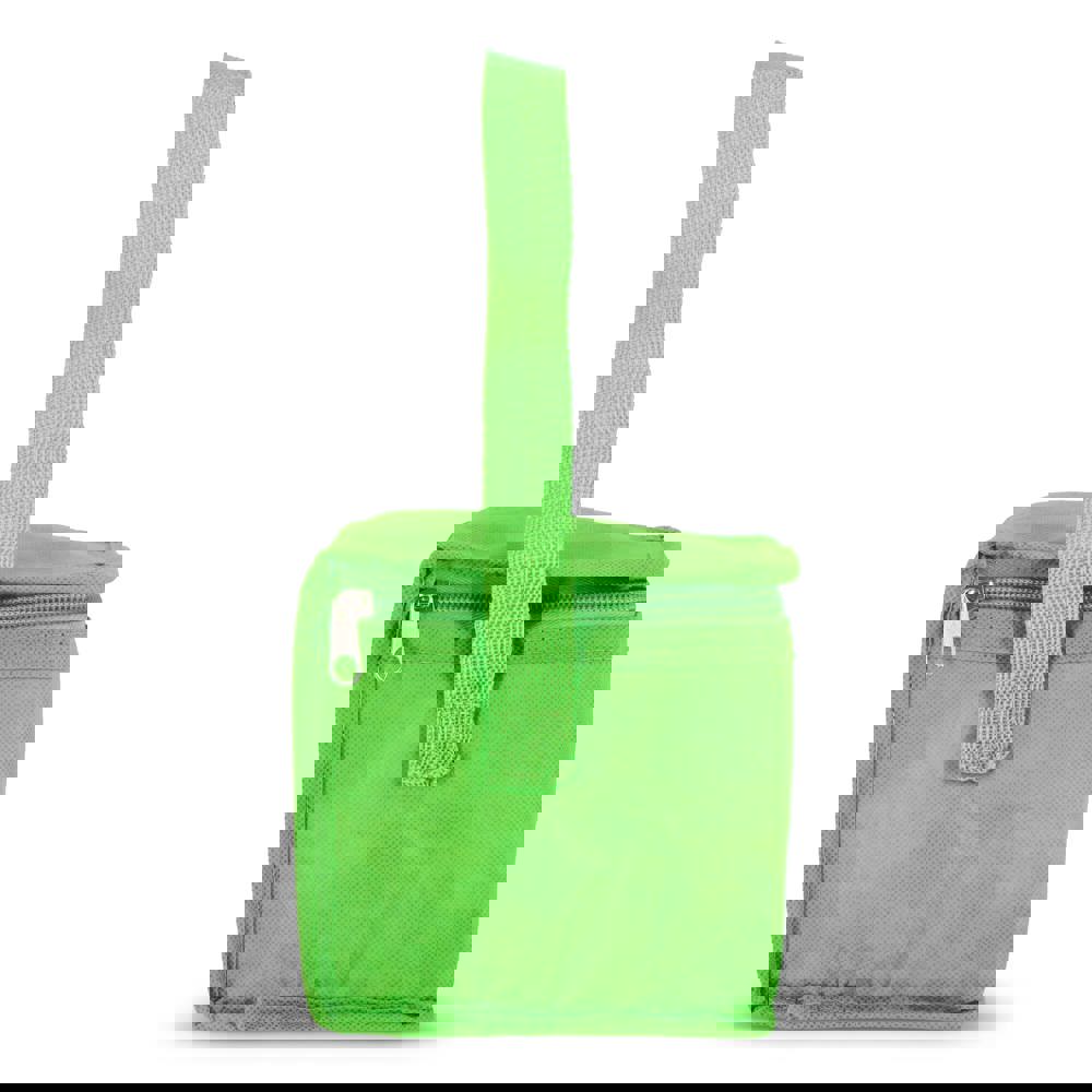 R-PET koeltas voor 6 blikjes, non-woven, 20 x 13 x 12,5 cm, 75 g/m²