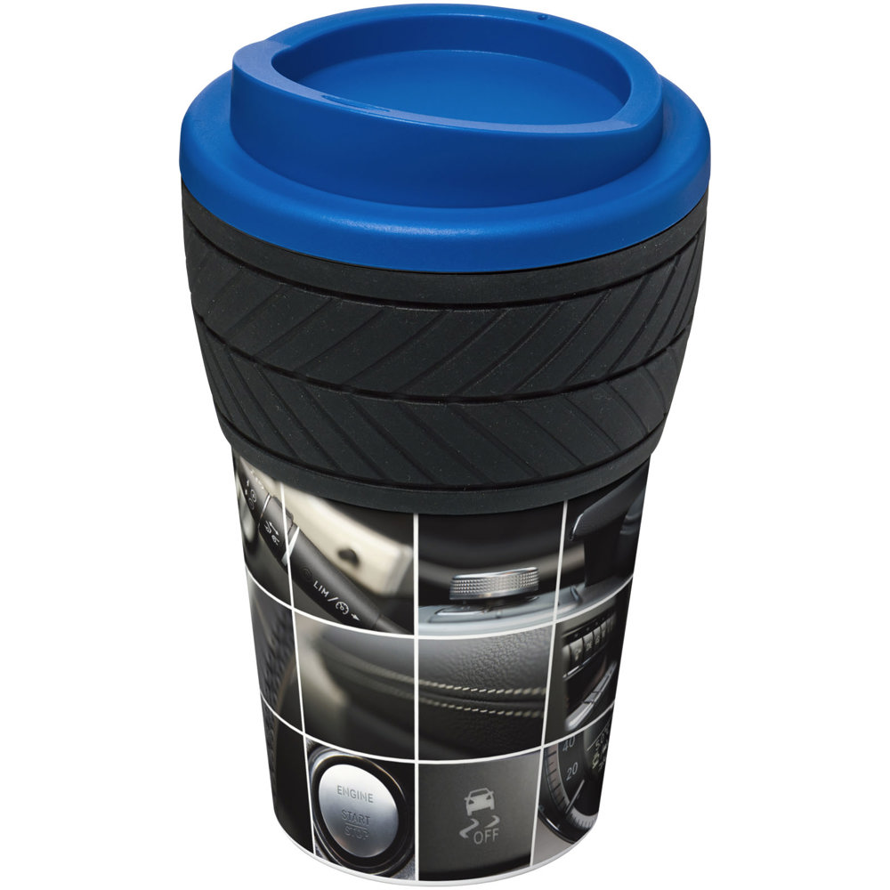 Brite Americano® tyre 350 ml geïsoleerde beker - Middenblauw