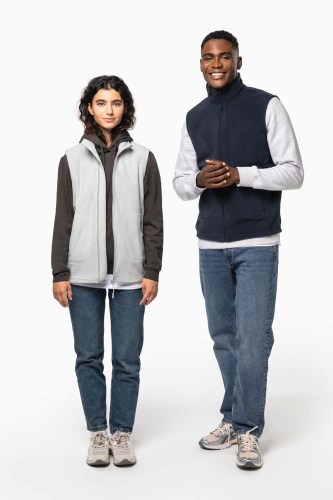 K9120 - Ecologische uniseks bodywarmer van microfleece