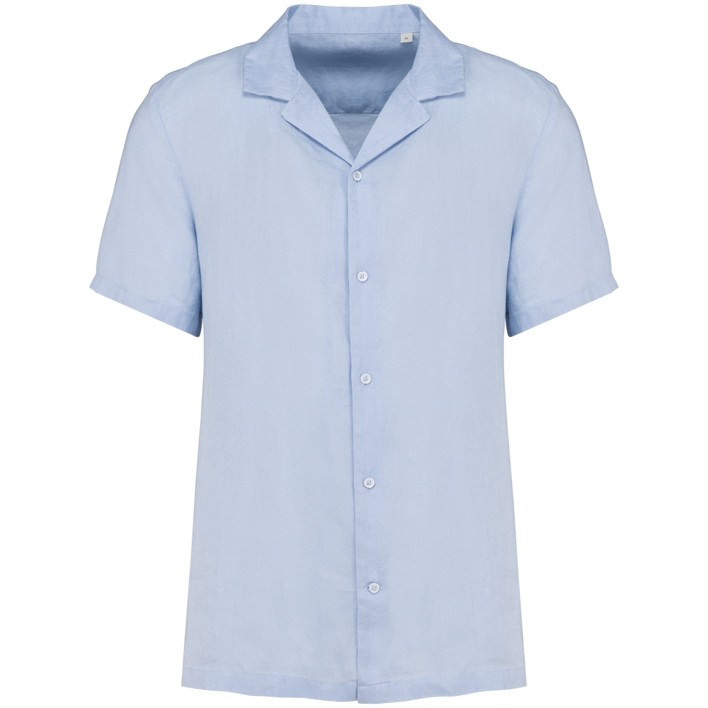 SP509 - Linnen overhemd heren - Linen Blue